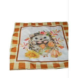 Cirzone Fall Pillow Covers 18x18 Set of 2 Fall Decor Sunflower Hedgehog